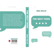Cover of "The Next Thing" by Mira Hollis, published by Rupa Publications, featuring abstract artwork with a modern design.