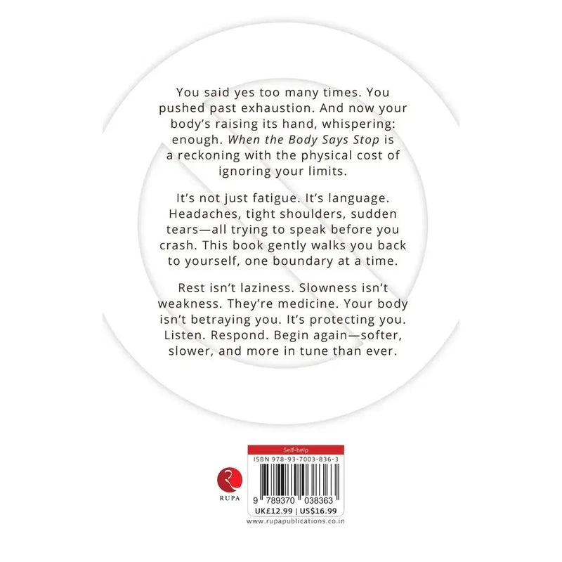 When the Body Says Stop : Your Nervous System Knows Before You Do by Mae Larkin - The Book Bundle