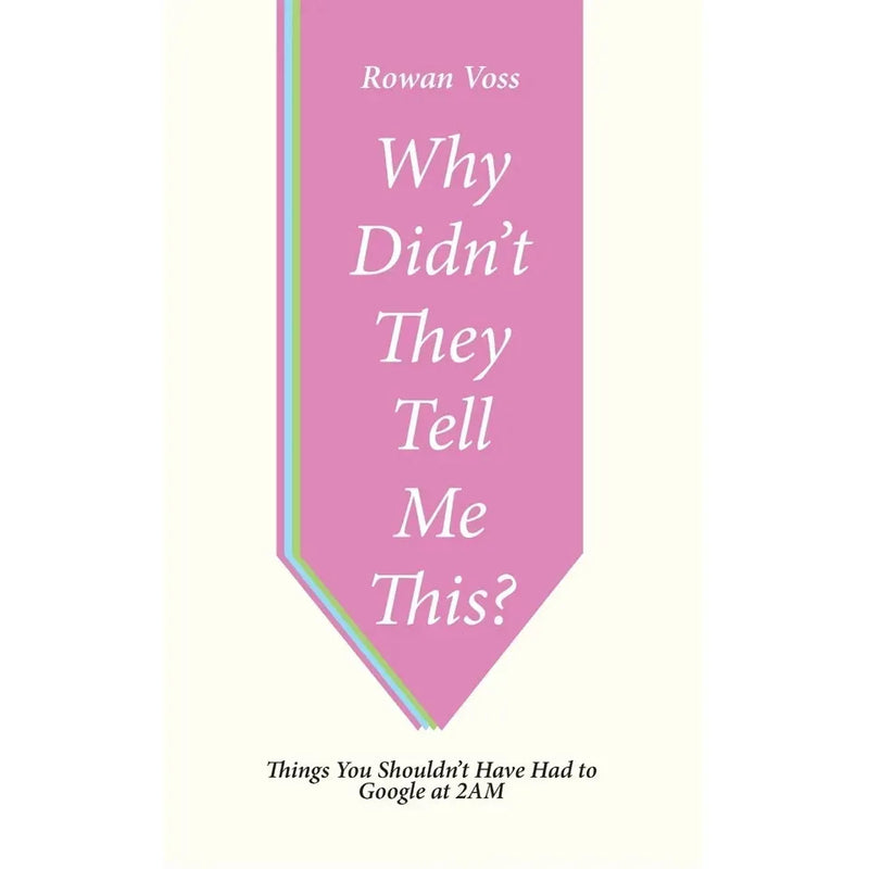 Why Didn't They Tell Me This? : Things You Shouldn't Have Had to Google at 2AM by Rowan Voss - The Book Bundle