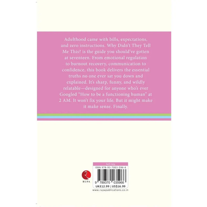 Why Didn't They Tell Me This? : Things You Shouldn't Have Had to Google at 2AM by Rowan Voss - The Book Bundle