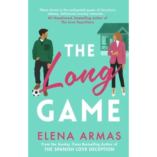 Elena Armas The Long Game Series 2 Books collection set, featuring The Long Game and The Fiance Dilemma, published by Simon & Schuster.