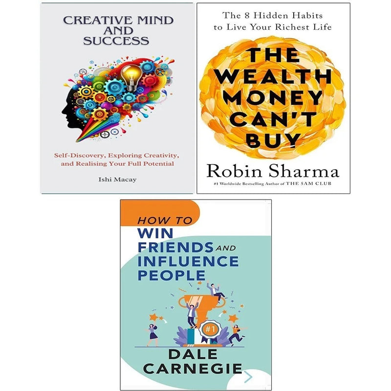 The Wealth Money Can't Buy,Creative Mind And Success, The Power of Your Subconscious Mind 3 Books Collection Set - The Book Bundle