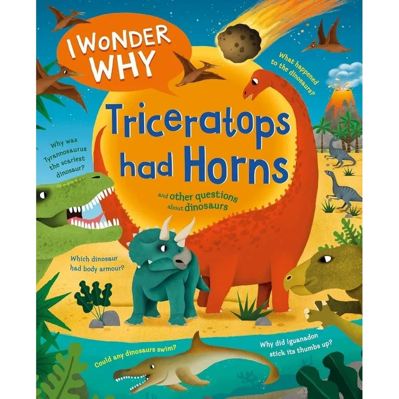 I Wonder Why Series 8 Books Collection Set (The Sea is Salty, Sun Rises, Stars Twinkle, Camels Have Humps, Snakes Shed Their Skin, Wind Blows, Leaves Change Colour, Triceratops Had Horns) - The Book Bundle
