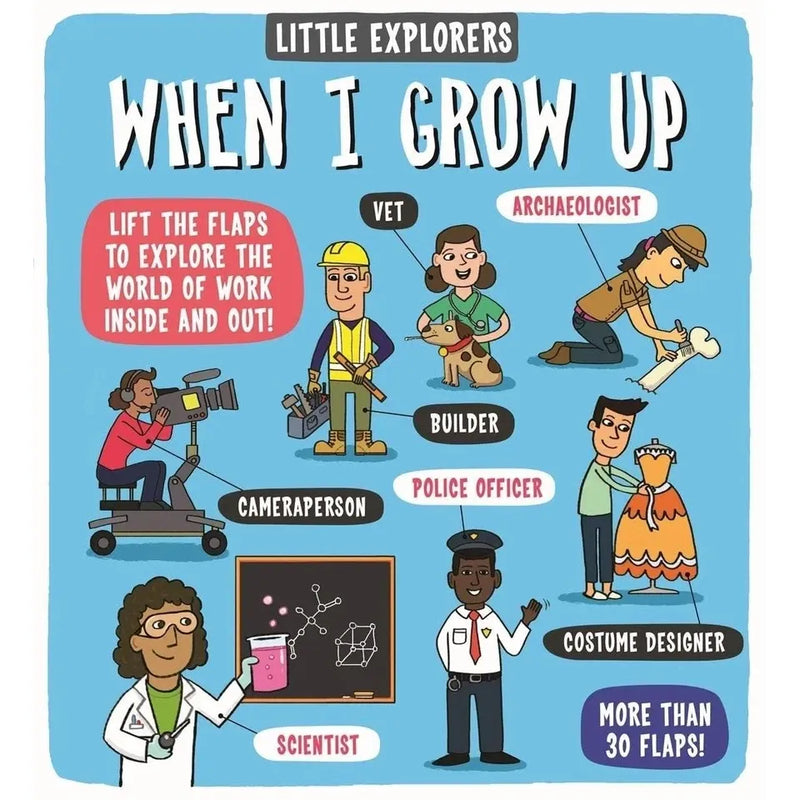 Little Explorers Series 7 Books Collection Set (Food, Weather, Science, Maths, Under the Sea, My Amazing Body and When I Grow Up) - The Book Bundle