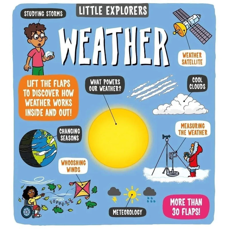 Little Explorers Series 7 Books Collection Set (Food, Weather, Science, Maths, Under the Sea, My Amazing Body and When I Grow Up) - The Book Bundle