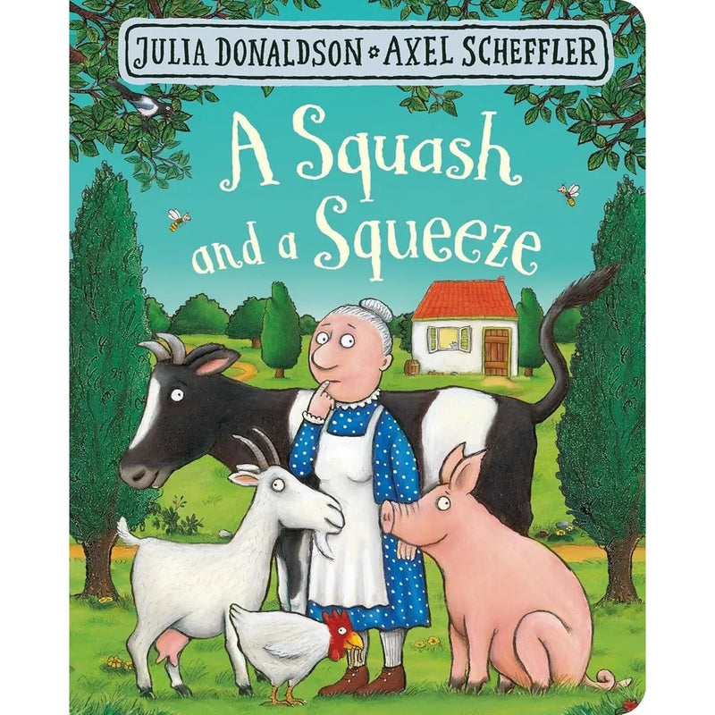 Julia Donaldson Collection 4 Books Set (Charlie Cook's Favourite Book, The Smartest Giant in Town, A Squash and a Squeeze and The Snail and the Whale) - The Book Bundle