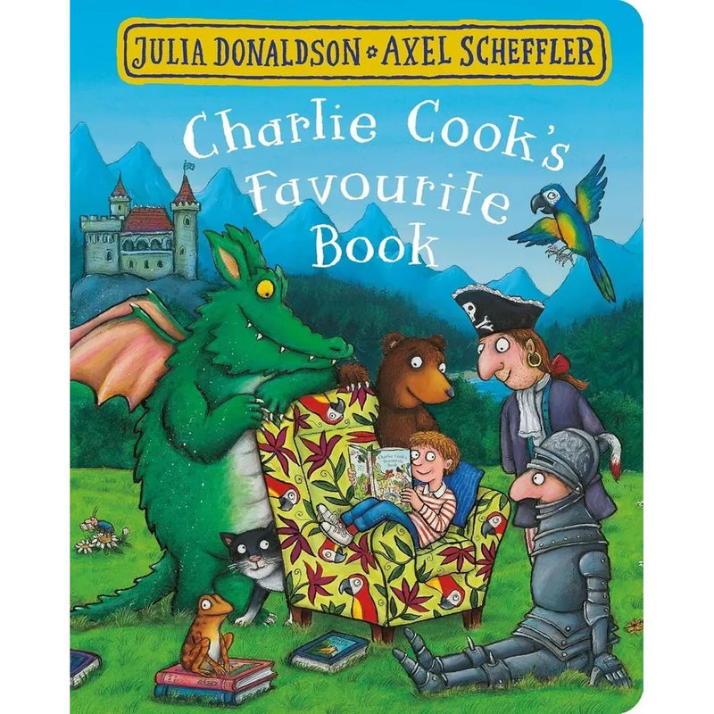 Julia Donaldson Collection 4 Books Set (Charlie Cook's Favourite Book, The Smartest Giant in Town, A Squash and a Squeeze and The Snail and the Whale) - The Book Bundle