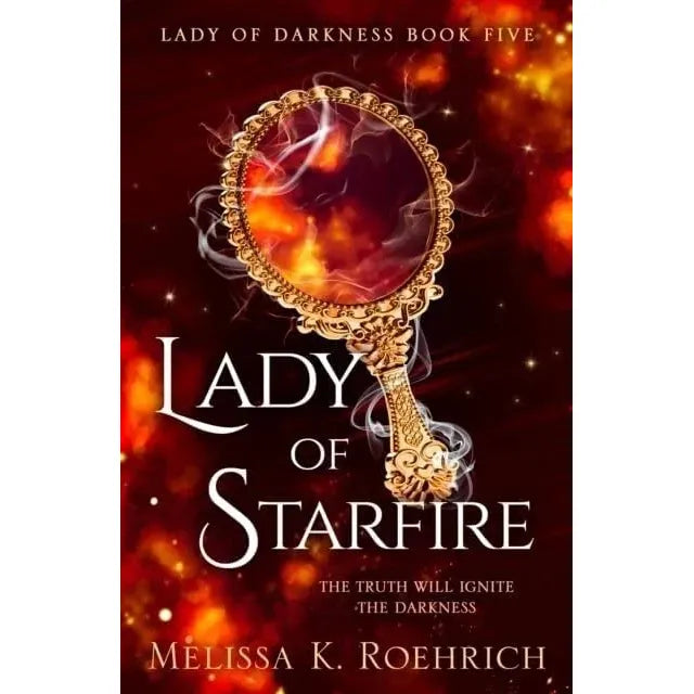 Lady of Darkness series 6-book collection set by Melissa K. Roehrich featuring dark fantasy covers and fantasy-themed artwork.