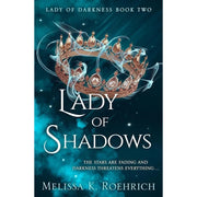 Lady of Darkness series 6-book collection set by Melissa K. Roehrich, featuring thematic covers from the Lady of Shadows to Winds of Darkness.