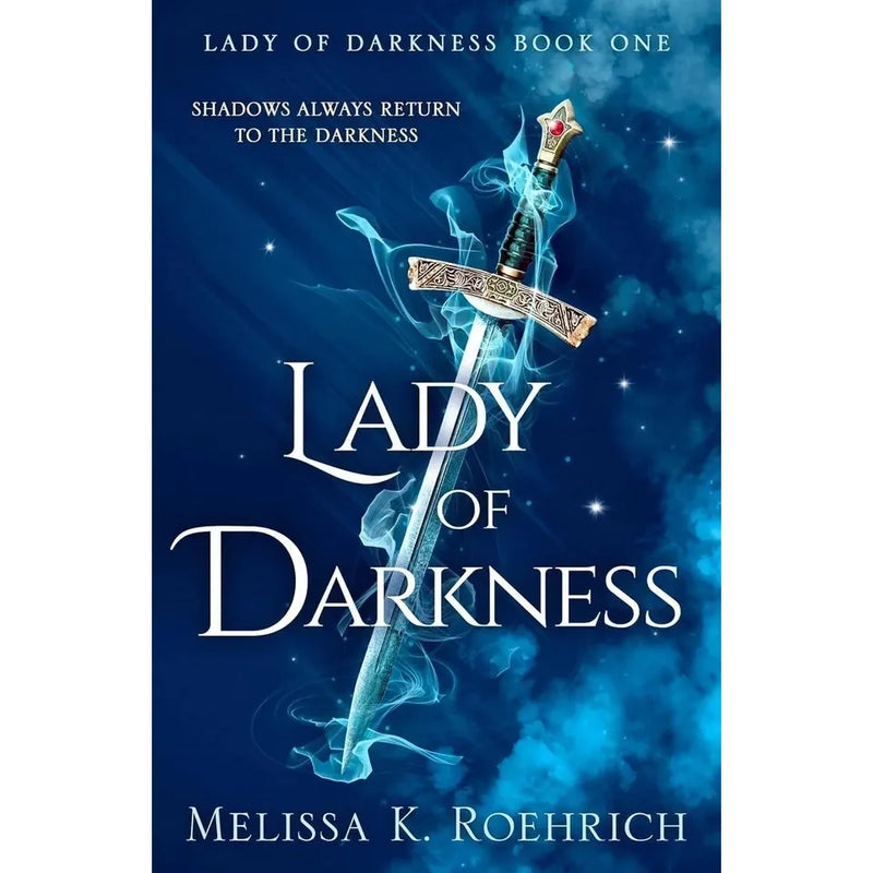 Lady of Darkness series 6-book collection set by Melissa K. Roehrich featuring dark fantasy covers and artwork.