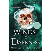 Lady of Darkness book collection set by Melissa K. Roehrich, featuring six fantasy novels with dark, mystical covers.