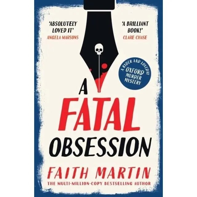 Faith Martin Ryder and Loveday Series 1-8 book collection set, featuring titles like A Fatal Obsession and A Fatal End, in a sleek design.