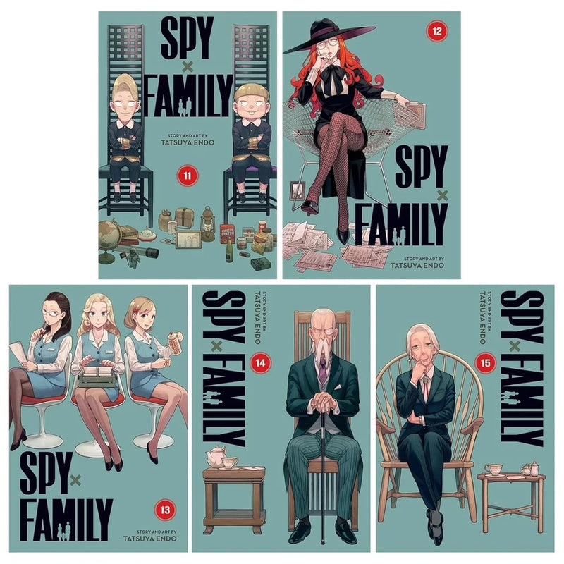 Spy x Family Series (Vol 11-15) by Tatsuya Endo 5 Books Collection Set by Tatsuya Endo - The Book Bundle