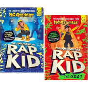 The Adventures of Rap Kid Series by MC Grammar 2 Books Collection Set (The Adventures of Rap Kid and Adventures of Rap Kid The G.O.A.T) - The Book Bundle