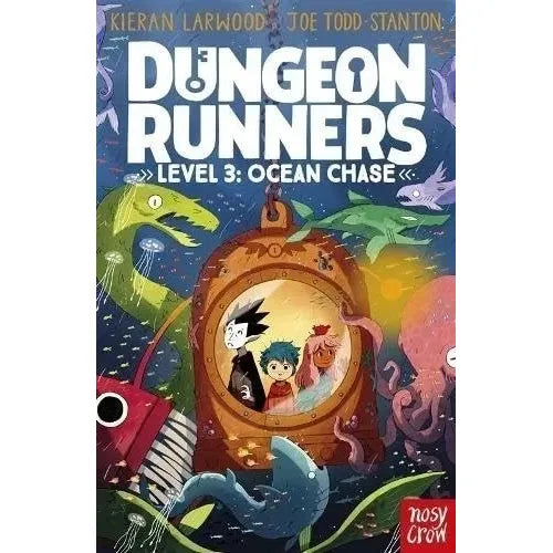 Dungeon Runners Series By Kieran Larwood Illustrated 3 Books Collection Set (Level 1: Hero Trial, Level 2: Sky Battles and Level 3: Ocean Chase) - The Book Bundle