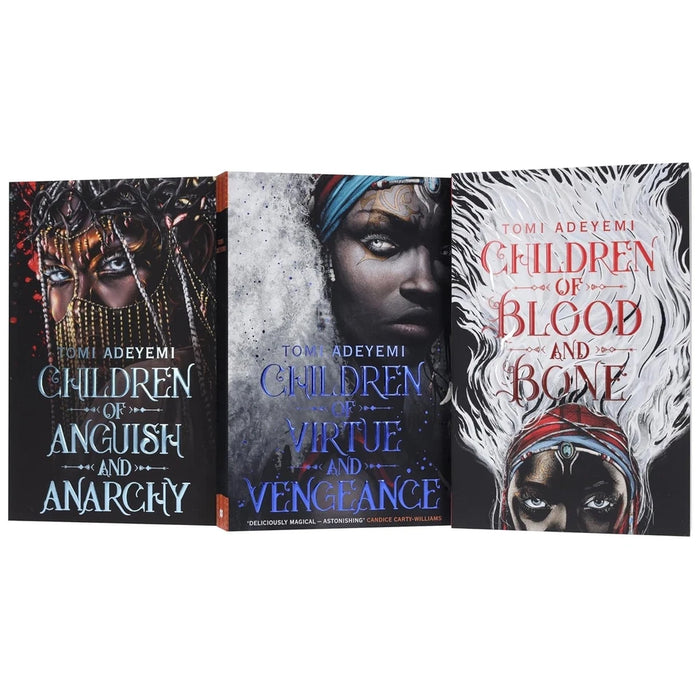 Legacy of Orisha Series By Tomi Adeyemi 3 Books Collection Set (Children of Blood and Bone, Children of Virtue and Vengeance  & Children of Anguish and Anarchy) - The Book Bundle