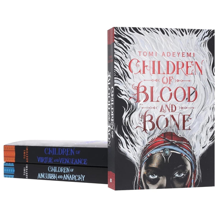 Legacy of Orisha Series By Tomi Adeyemi 3 Books Collection Set (Children of Blood and Bone, Children of Virtue and Vengeance  & Children of Anguish and Anarchy) - The Book Bundle