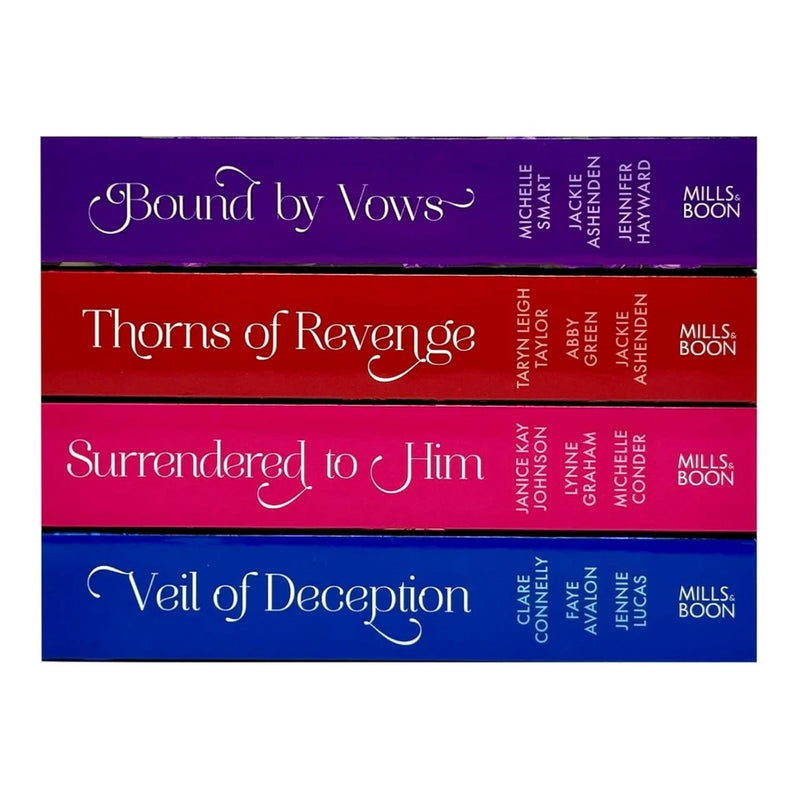 Bound By Vows, Veil Of Deception, Surrendered To Him, Thorns Of Revenge 4 Books CollectionSet - The Book Bundle