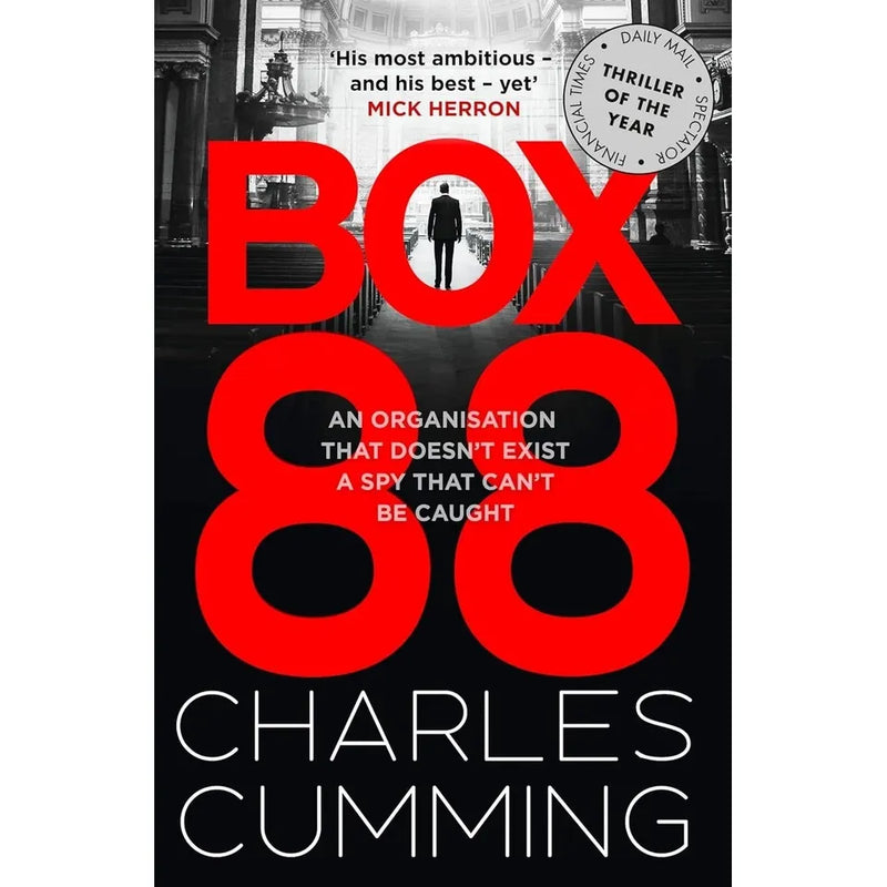 BOX 88 Thriller Series by Charles Cumming 3 Books Collection Set (BOX 88, JUDAS 62 & KENNEDY 35) - The Book Bundle