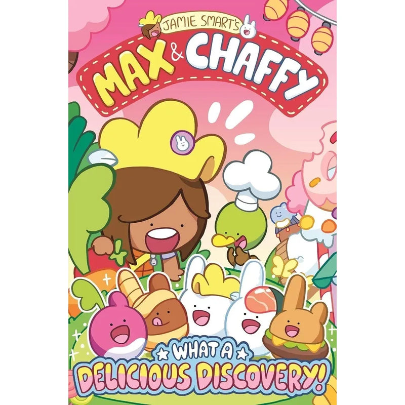 Max and Chaffy Series 5 Books Collection Set By Jamie Smart (Welcome to Animal Island, The Great Cupcake Mystery, Search for the Ice Chaffy, Hunt for the Pirate's Gold, What a Delicious Discovery!) - The Book Bundle