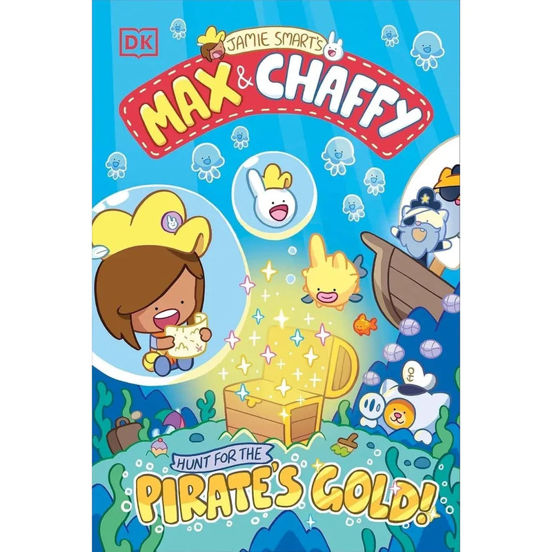 Max and Chaffy Series 5 Books Collection Set By Jamie Smart (Welcome to Animal Island, The Great Cupcake Mystery, Search for the Ice Chaffy, Hunt for the Pirate's Gold, What a Delicious Discovery!) - The Book Bundle