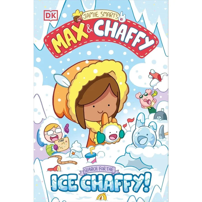 Max and Chaffy Series 5 Books Collection Set By Jamie Smart (Welcome to Animal Island, The Great Cupcake Mystery, Search for the Ice Chaffy, Hunt for the Pirate's Gold, What a Delicious Discovery!) - The Book Bundle