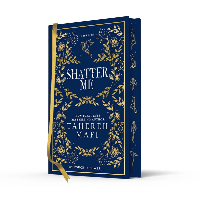 Shatter Me Series 1-3 collector's edition books by Tahereh Mafi, featuring covers from the Shatter Me, Unravel Me, and Ignite Me novels.