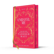 Three-book collector's set of Tahereh Mafi's Shatter Me series, including Shatter Me, Unravel Me, and Ignite Me, by Electric Monkey Ltd.
