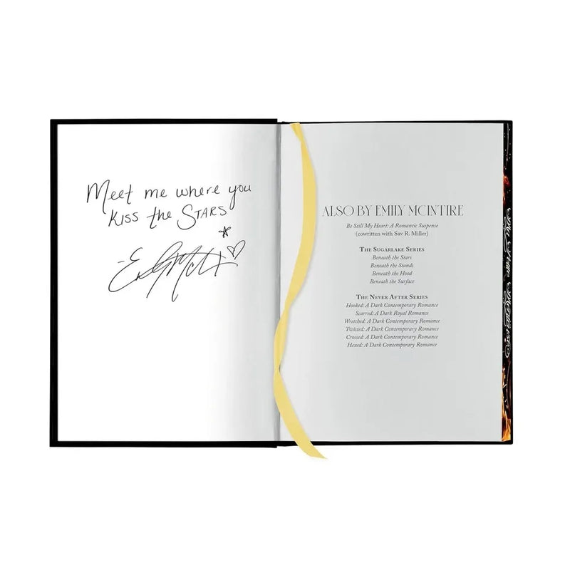 Never After Series by Emily McIntire 2 Books Collector's Edition Set (Scarred and Wretched) (Sprayed Edges) - The Book Bundle