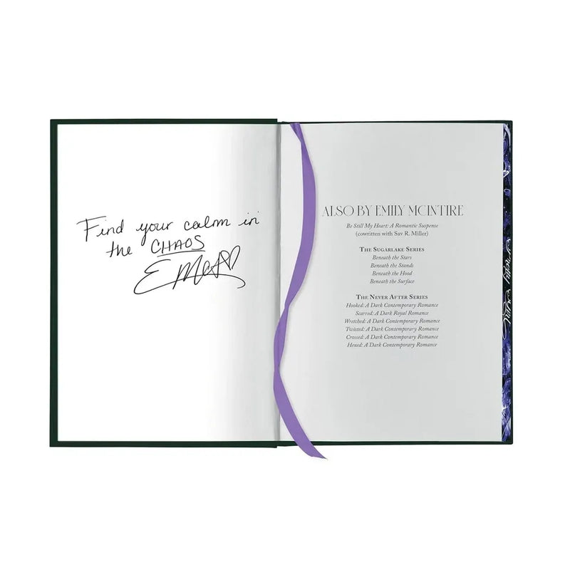 Never After Series by Emily McIntire 2 Books Collector's Edition Set (Scarred and Wretched) (Sprayed Edges) - The Book Bundle
