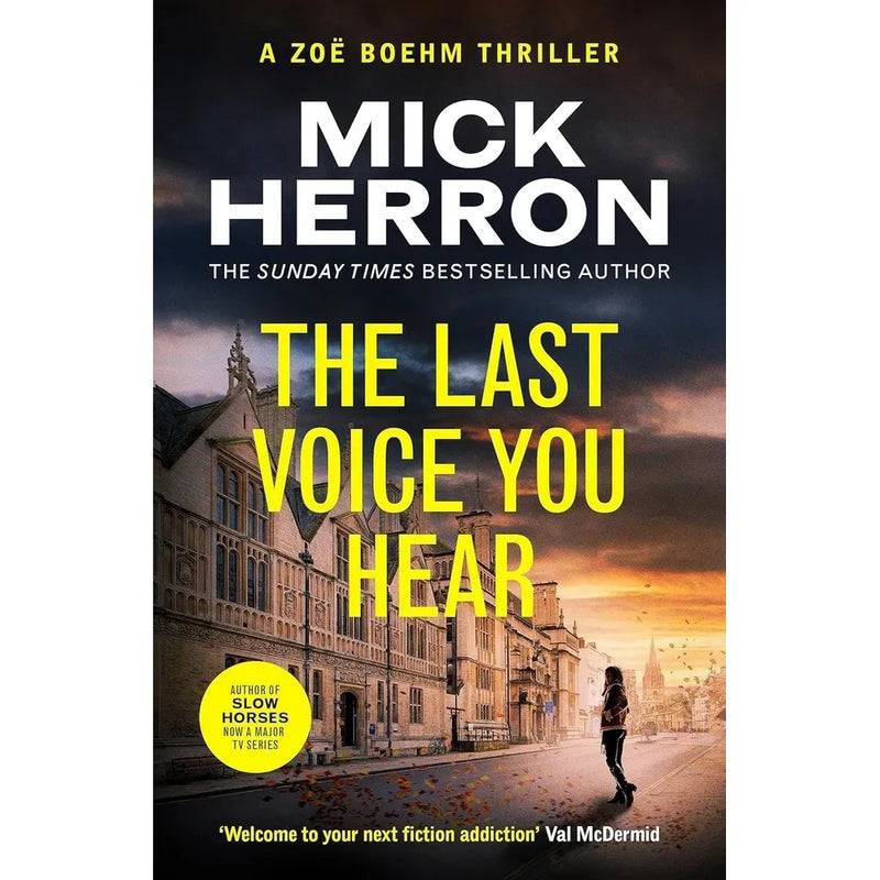 Mick Herron Zoe Boehm thrillers collection set with four Baskerville Ltd. books including Down Cemetery Road and Smoke and Whispers.