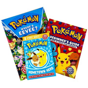 Pokémon Adventure Collection 3 Books Set (Pokémon Beginners Guide, Pokémon Where's Eevee? and Pokémon Story Quest Help the Hometown Hero) - The Book Bundle