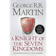Three paperback books from the George R.R. Martin collection, epic fantasy masterpieces by HarperVoyager, displayed together.