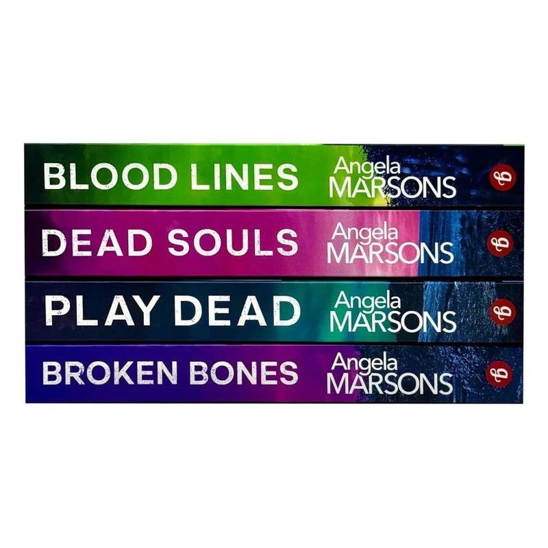 Detective Kim Stone Crime Thriller Series Collection 4 Books Set by Angela Marsons (Books 4-7) (Play Dead, Blood Lines, Dead Souls, Broken Bones) - The Book Bundle