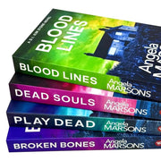 Detective Kim Stone Crime Thriller Series Collection 4 Books Set by Angela Marsons (Books 4-7) (Play Dead, Blood Lines, Dead Souls, Broken Bones) - The Book Bundle