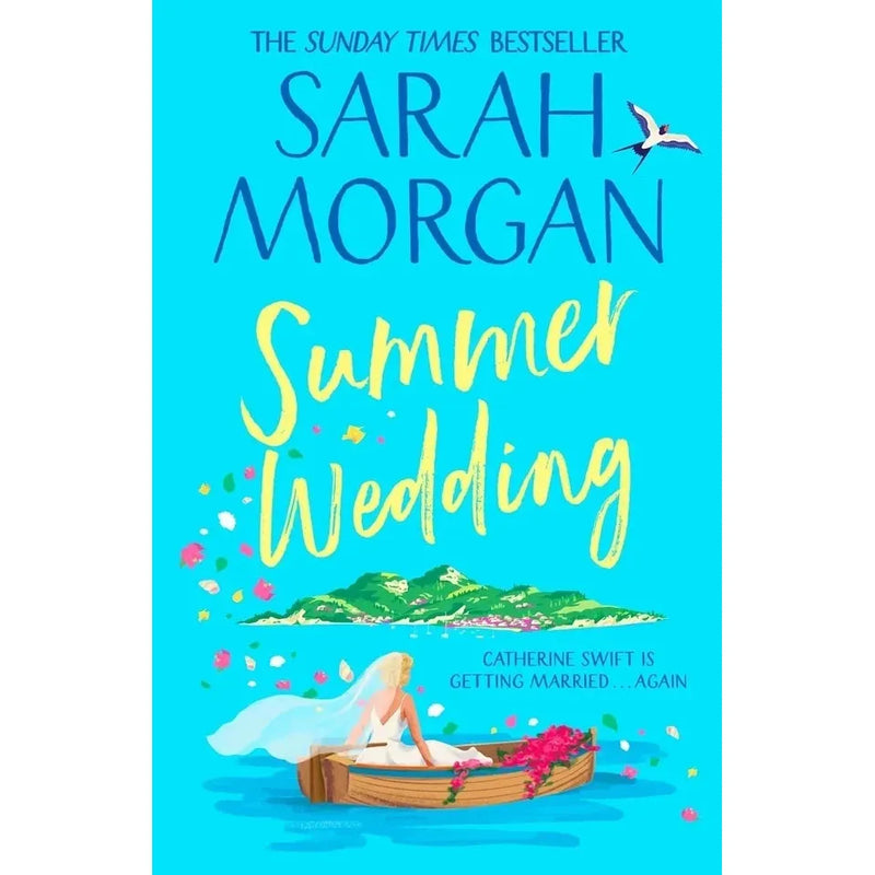 Five-book Sarah Morgan Collection set featuring Summer Wedding, Summer Swap, Summer Seekers, Beach House Summer, and A Secret Escape.