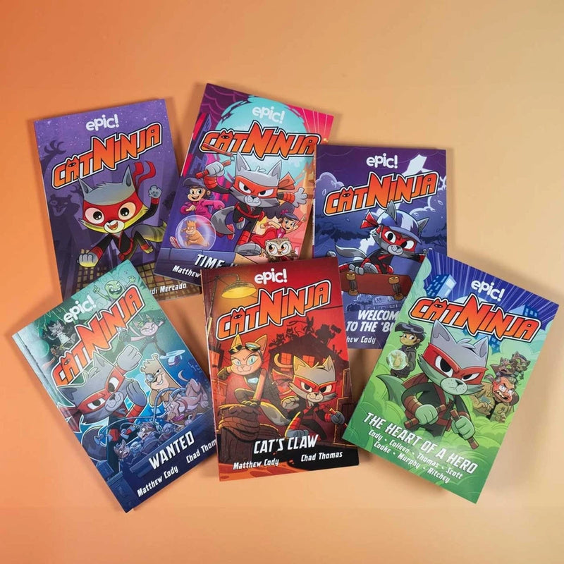 Cat Ninja Box Set 6 Books Collection Set for Kids Graphic Novels - Fiction - Paperback