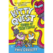 Collection of four Kitty Quest Series books by Phil Corbett, featuring colorful children's fiction covers in a set.