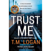 Set of three T.M. Logan fiction books from Bonnier Books UK Ltd, featuring various novel covers in the collection.