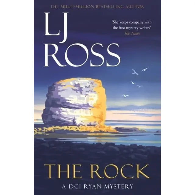 Five paperback books from Lj Ross's DCI Ryan Mysteries collection, featuring dark skies publishing branding.