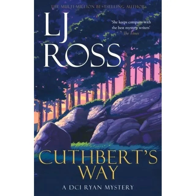 Five paperback books from the DCI Ryan Mysteries collection by Lj Ross, featuring dark skies publishing branding.