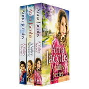 Backshaw Moss Series Collection by Anna Jacobs, three Hodder Paperbacks, featuring vintage book covers and classic novel designs.