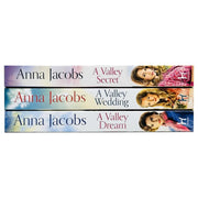 Backshaw Moss Series Collection of 3 Hodder Paperbacks by Anna Jacobs, featuring colorful book covers and classic novel designs.