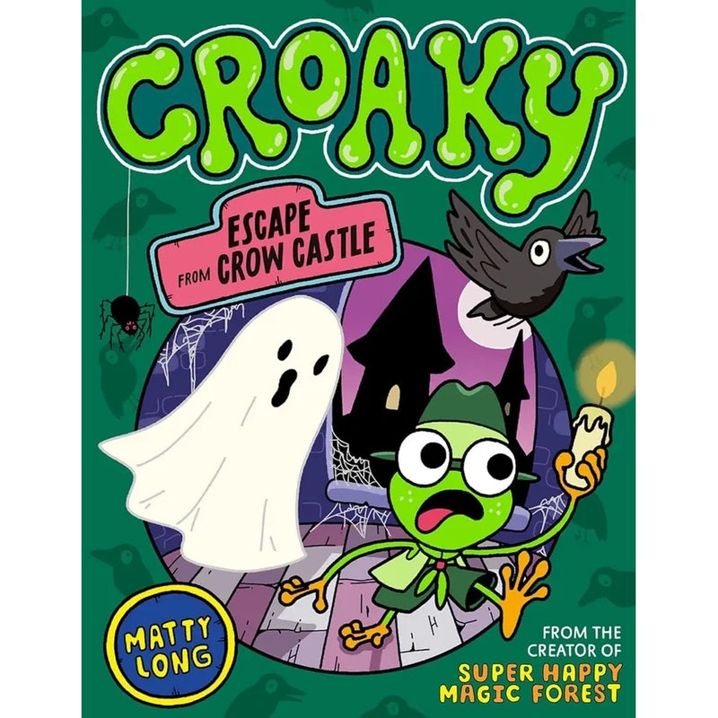 Croaky Series 4 Books Collection Set by Matty Long, age 7-9 fiction paperbacks from OUP Oxford, featuring colorful cover art.