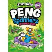 Peng and Spanners Series 3 book collection set by Steve Webb, fiction paperback with colorful cover art, published by Faber and Faber.