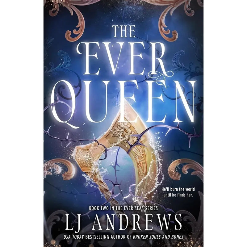 Hardcover set of three The Ever Seas Series books by LJ Andrews, featuring ocean-themed fiction by Penguin UK Ltd.