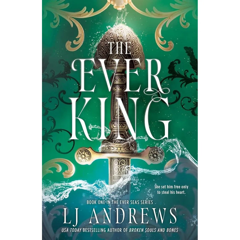Hardcover set of The Ever Seas Series 3 books by LJ Andrews, fiction collection published by Penguin UK Ltd, displayed together.