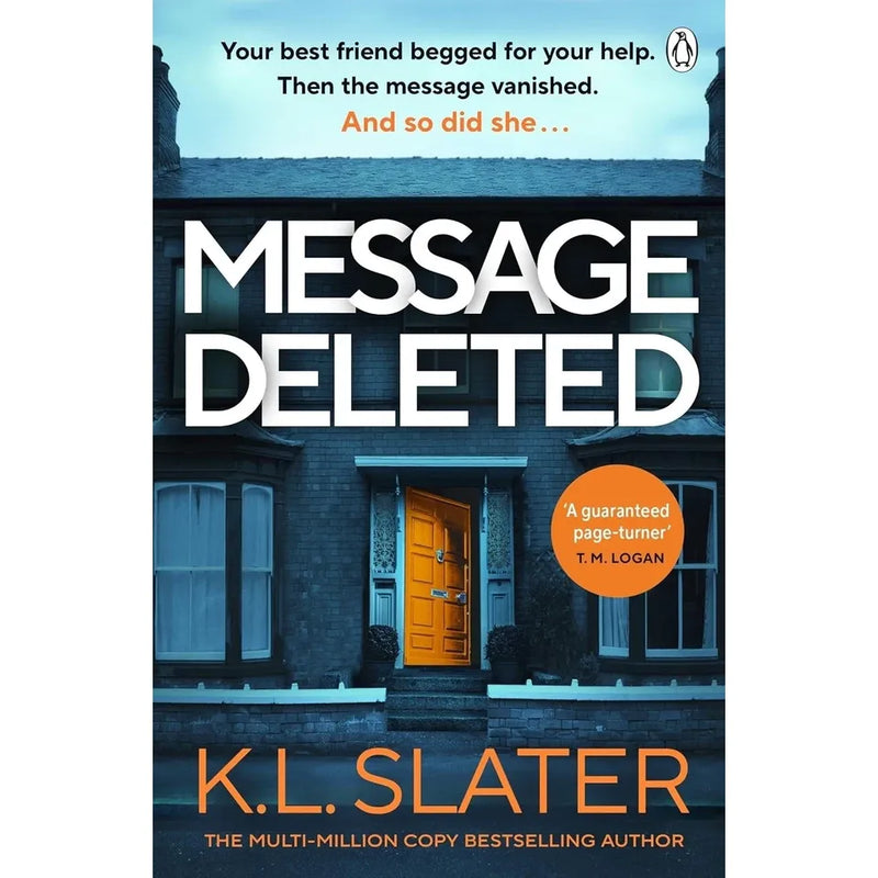 Cover images of the Message Deleted & The Lucky Winners two-book collection set by K. L. Slater, fiction paperback by Penguin UK.