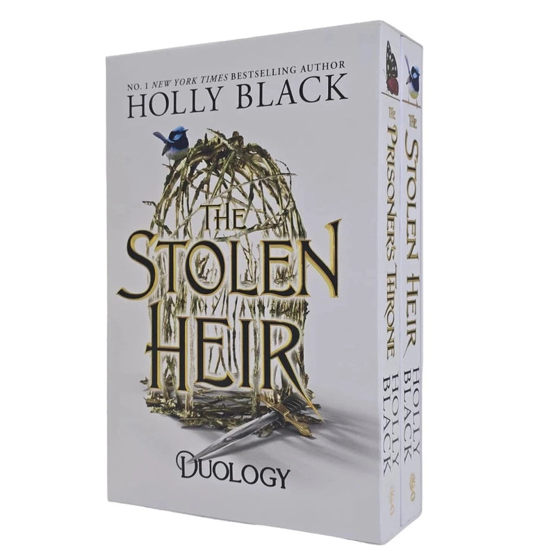 Stolen Heir Duology box set by Holly Black featuring young adult fantasy novels with intricate cover art and fantasy themes.