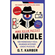 Set of five G. T. Karber Murdle Puzzle Series books in paperback, featuring collectible souvenir Press ltd editions.